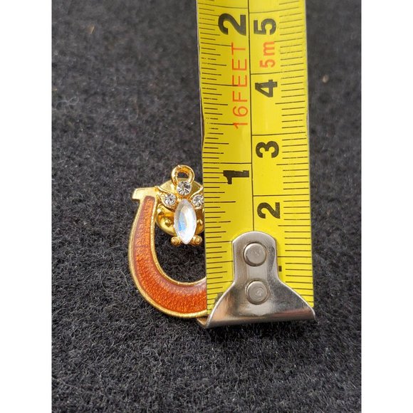 Lucky Horseshoe Pin - Good Luck Brooch Victorian pin Equestrian. Sweethe… - Picture 8 of 10